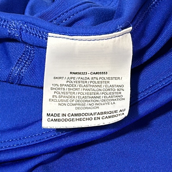 NIKE GOLF DRI-FIT PARAMOUNT BLUE KNIT PULL ON SKORT W/ POCKET SIZE L - Picture 3 of 5